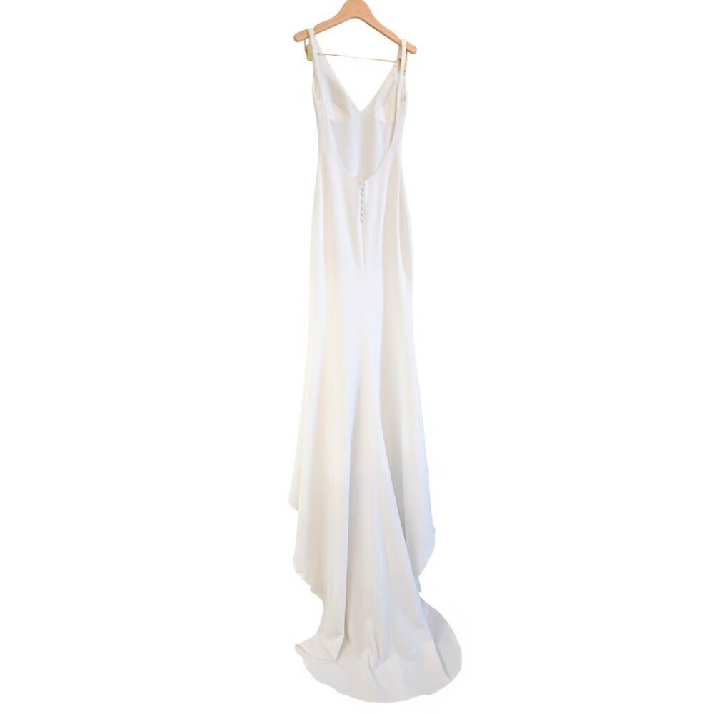 Made with Love Bridal - Georgie V2 Crepe Wedding Dress / Size AU 6 - Picture 3 of 11